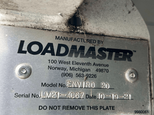 2021 Loadmaster Enviro 20