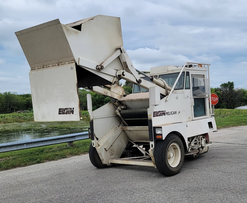 1990 Elgin Pelican P Street Sweeper Featured Image