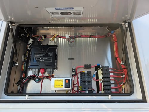 Wiring Panel on the Demers MXP170E