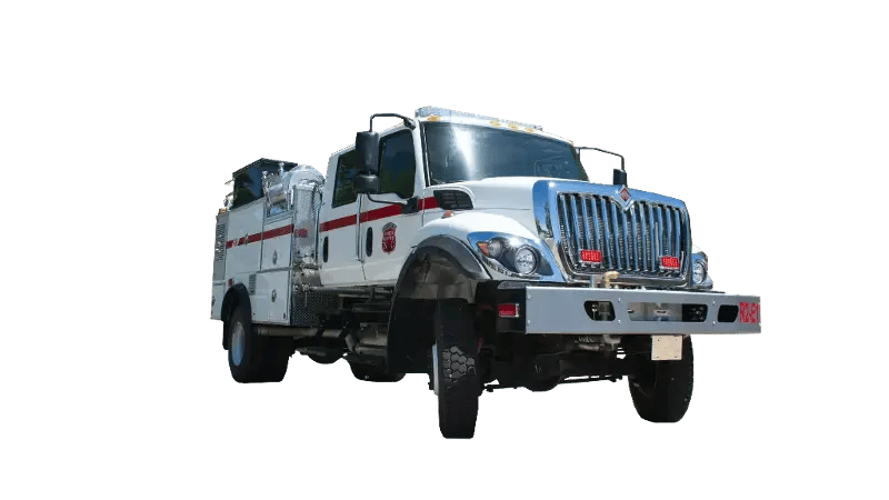 BME Type 4 Aspen ambulance featuring a compact four-wheel-drive design, optimized for emergency response in remote locations, off-road environments, and challenging terrain.