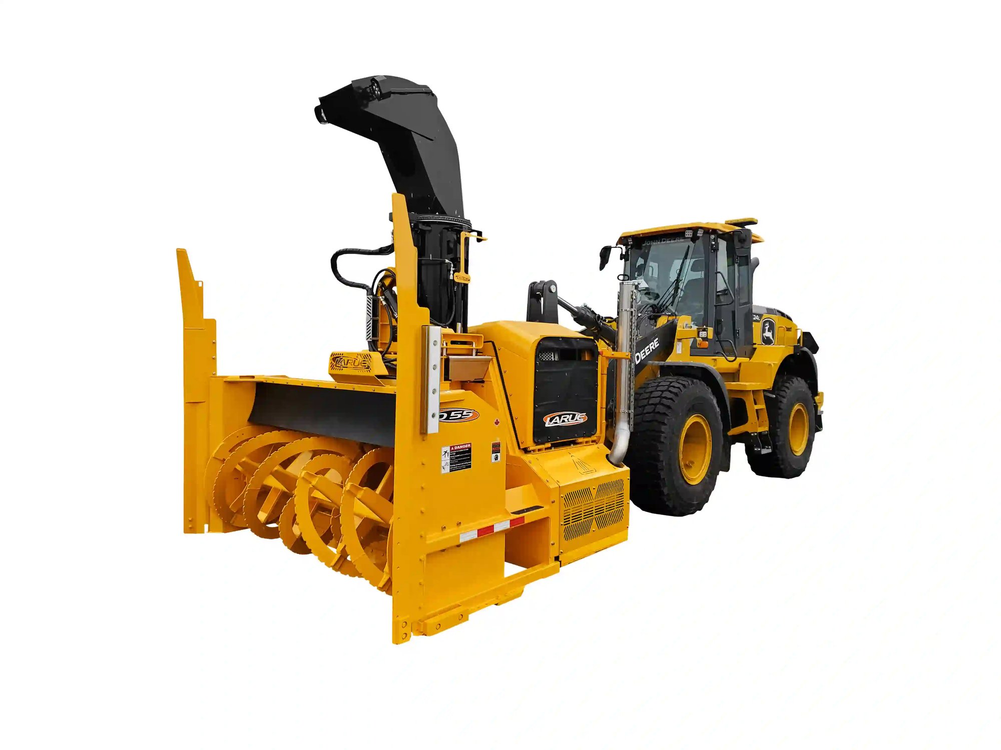 loader-mounted-airport-snow-blower-high-capacity-rotary-snow-removal-system