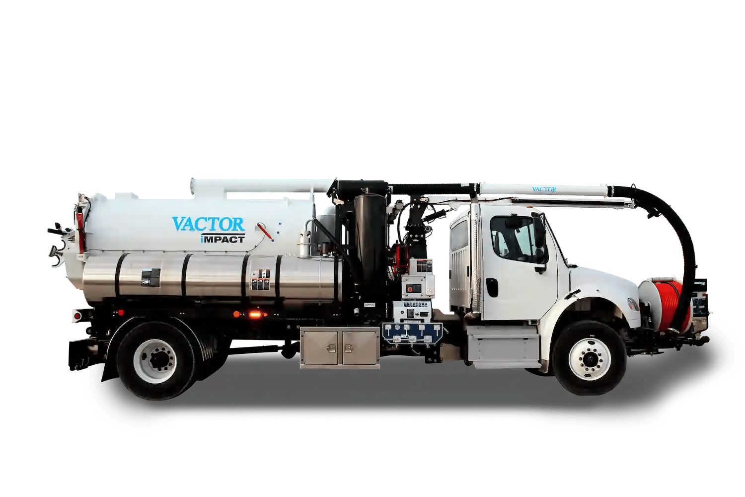 Vactor iMPACT combination sewer cleaner, showcasing its compact vacuum excavation and water jetting systems designed for efficient sewer and stormwater maintenance.