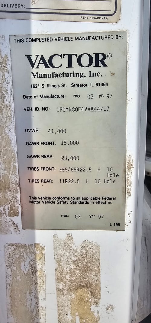 1997 Vactor 2110 PD