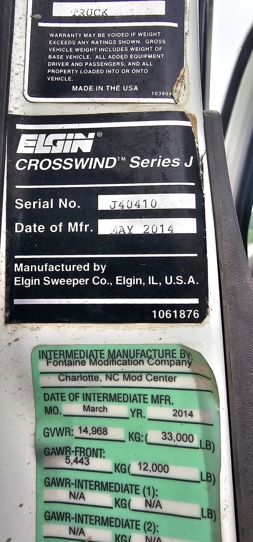 2014 Elgin Crosswind