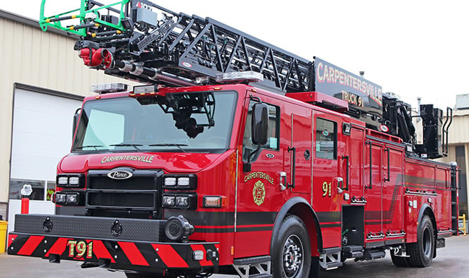 Macqueen Equipment Pierce Fire Truck Aerials