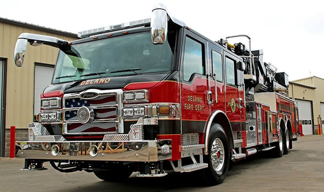 Pierce Manufacturing Custom Chassis Fire Truck
