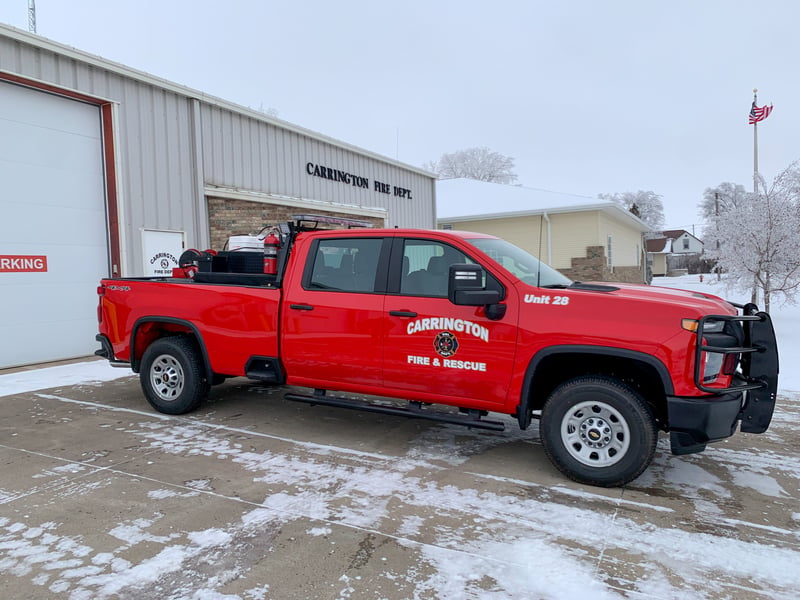 Carrington Fire Department - E.J. Metals Skid Unit | EJ Metals | Carrington, North Dakota