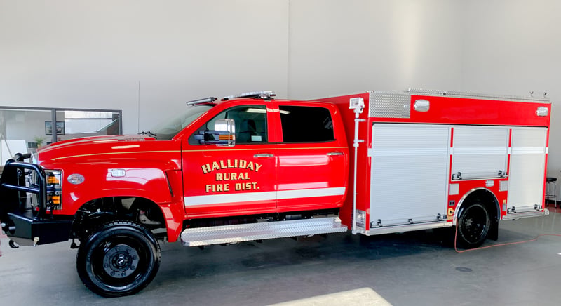 Halliday Rural Fire Department – E.J. Metals Brush Truck – Brush Truck | EJ Metals | Halliday, North Dakota