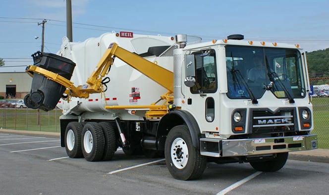 Refuse Recycling Heil Side Loader