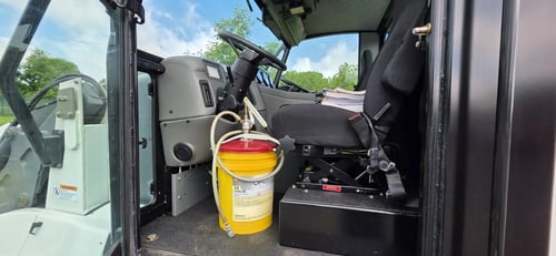 Driver seat and entry.
