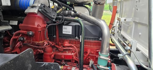 2026 McNeilus ZR Cummins engine compartment