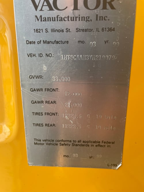 1999 Vactor Ramjet