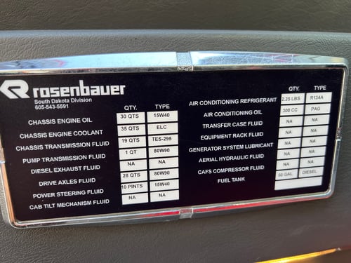 2012 Rosenbauer Tanker