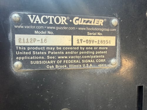 2017 Vactor 2100 Plus