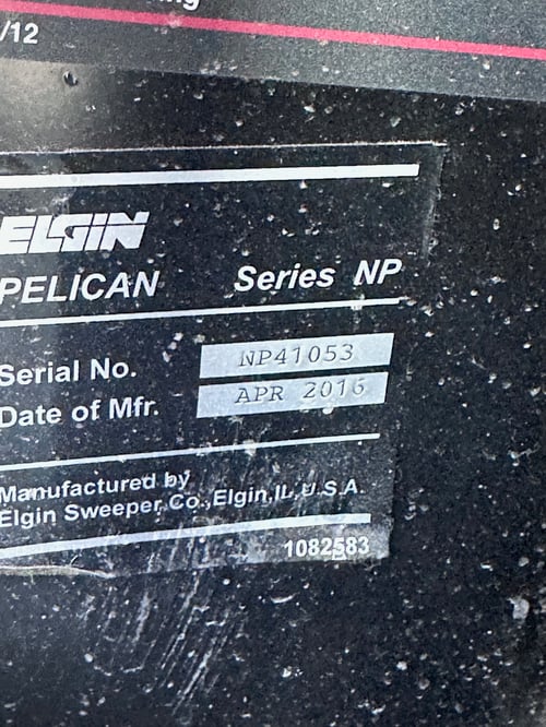 2016 Elgin Pelican NP Street Sweeper