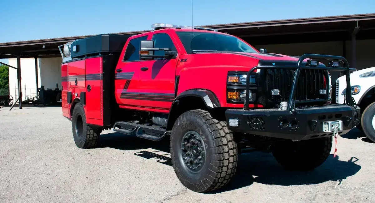 BME Type 6 wildland fire engine built for rapid response, off-road firefighting, and effective wildfire suppression in remote and rugged environments.