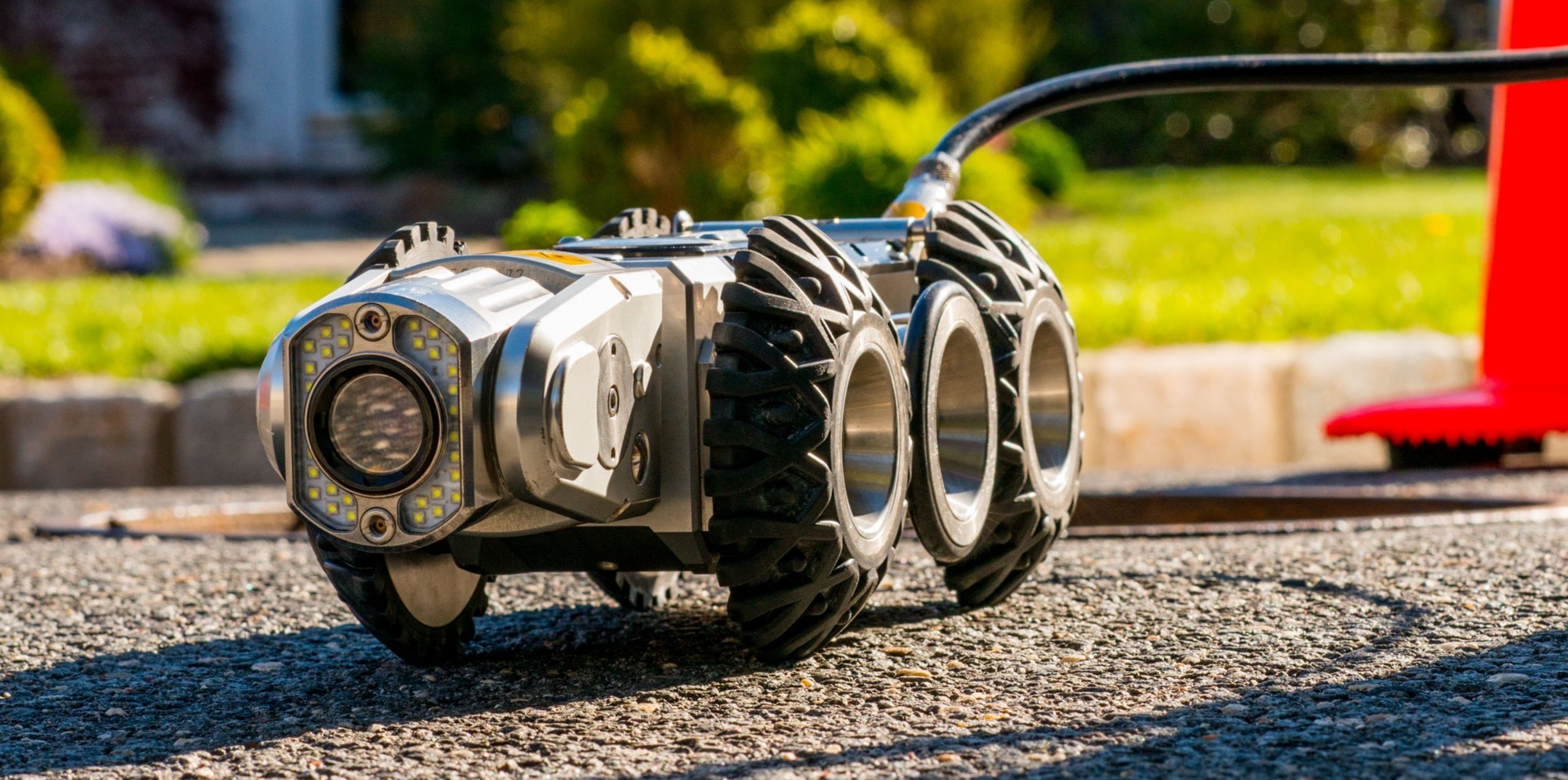 Envirosight Rovver X robotic crawler camera system designed for high-definition sewer inspection, pipeline assessment, and underground infrastructure evaluation.