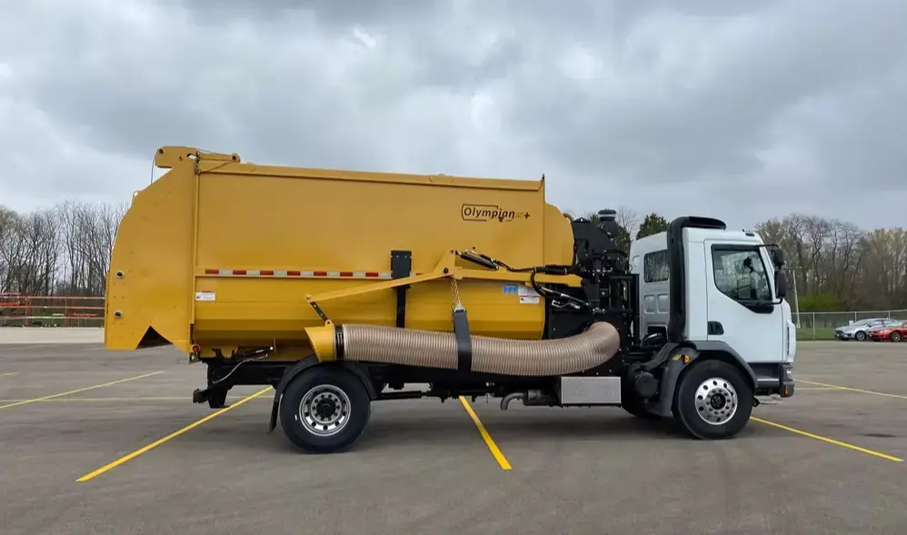 Chassis mounted Titan Olympian Pro Plus Leaf Vacuum
