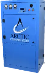 1000 Series 3-stage enclosed tank compressor from Arctic Compressors