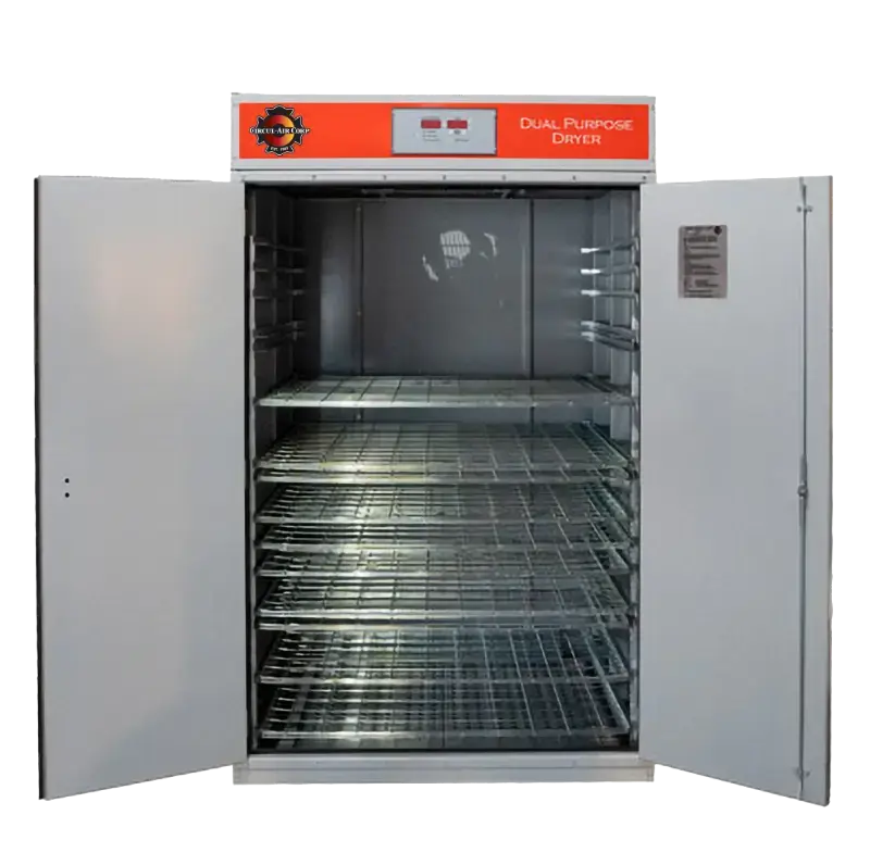Circul-Air PPE dual purpose dryer providing controlled drying for turnout gear and firefighter protective equipment to support PPE readiness.