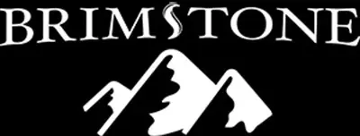 Brimstone logo featuring stylized mountain peaks beneath the company name, representing fire suppression solutions and emergency response technology.