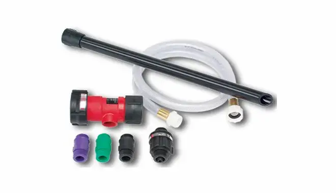 A portable composite Foam Eductor from Elkhart Brass