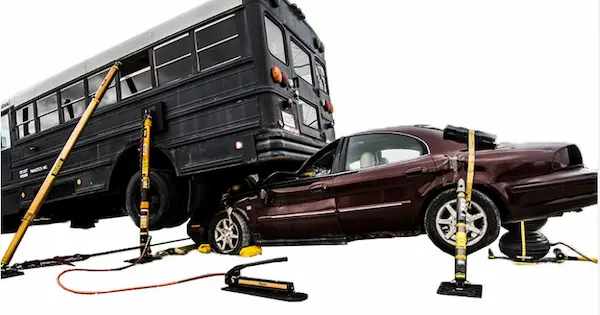 Paratech Heavy Vehicle Extrication Kit designed for stabilization, lifting, and rescue operations involving commercial vehicles and heavy equipment.