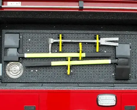 Firefighting hand tools for forcible entry, overhaul, ventilation, and rescue operations used by fire departments and first responders.