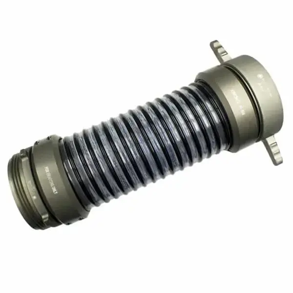 Harrington HSH PVC suction hose with threaded connections designed for dependable water transfer and firefighting water supply operations.