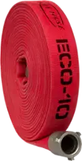 Red Lightweight ECO 10 Firefighting Hose from Key Hose