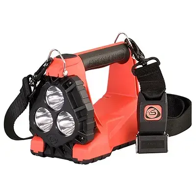 Streamlight Vulcan 180 lantern featuring 180-degree scene lighting for emergency response, search, and fireground visibility.