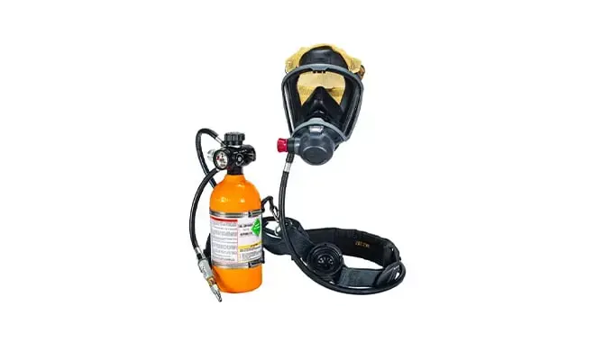 MSA G1 PremAire Cadet escape respirator providing emergency respiratory protection for rapid evacuation from hazardous atmospheres.
