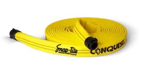 Yellow Conquest firefighting hose from Snap-tite