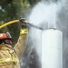TFT Chimney snuffer nozzle to put out chimney fires and reduce damage