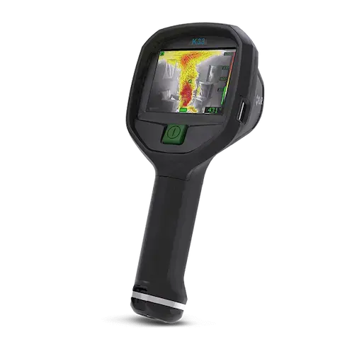 FLIR K33 high-performance thermal imaging camera delivering clear heat detection for structural firefighting and search operations.