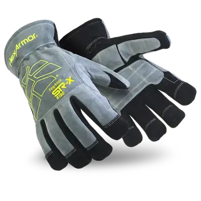HexArmor FireArmor SR-X 8180 structural firefighting gloves designed for advanced heat resistance, grip, and firefighter hand protection.