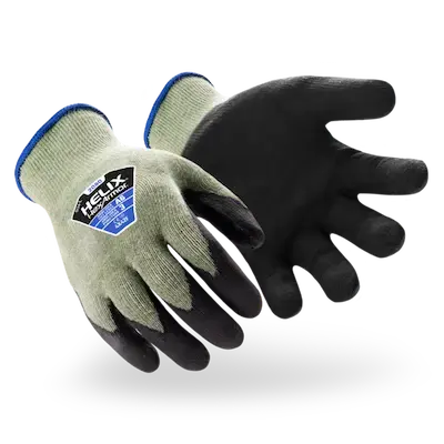 HexArmor Helix 2080 safety gloves providing enhanced cut protection, dexterity, and comfort for rescue, utility, and industrial applications.