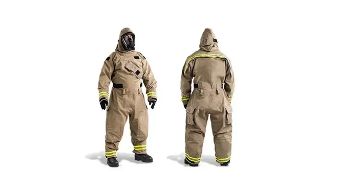 LION MT94 multi-threat CBRN suit designed for hazardous materials response and advanced protective operations