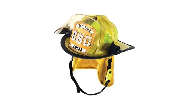 MSA Cairns 880 traditional fire helmet delivering reliable thermal protection, balanced comfort, and performance for fire service professionals.