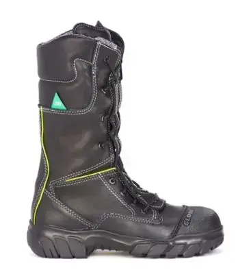 MSA Globe STRUCTURAL 12-inch boots designed for reliable firefighter protection, stability, and fireground performance.