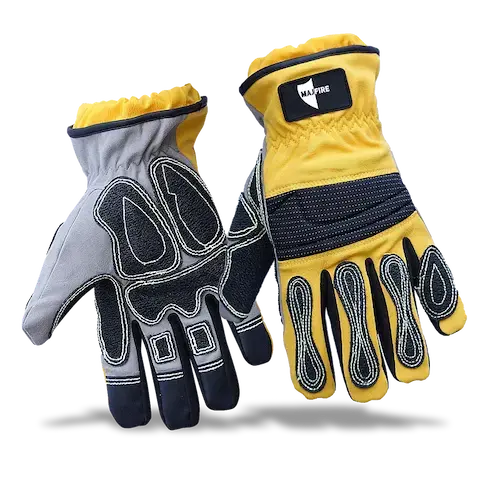 Majestic MFA90B extrication gloves with a bloodborne pathogen liner providing advanced hand protection for rescue and emergency response operations.