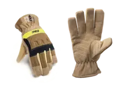 Pro-Tech 8 TPR Gold rescue gloves featuring impact protection, cut resistance, and enhanced grip for technical rescue operations.