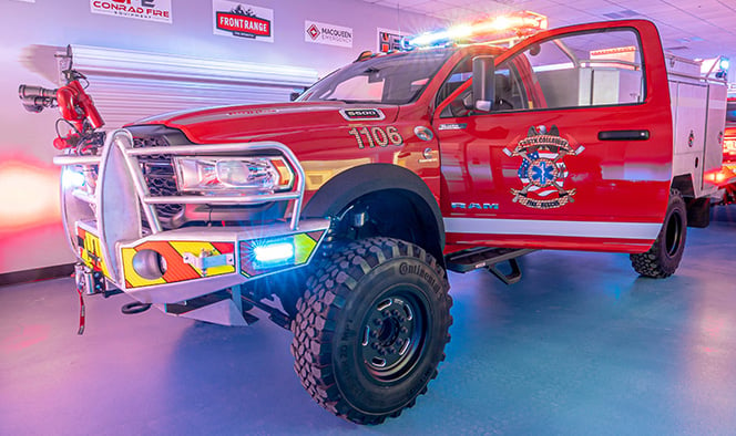 MacQueen Emergency - skeeter brush trucks