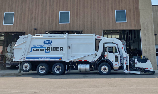 Refuse Recycle Heil Front Loader Low Rider